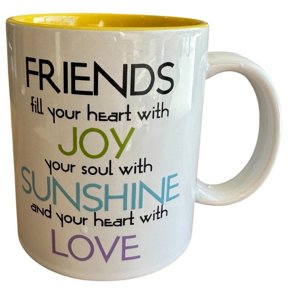 NEW GANZ Mug Ceramic “Friends.. “ 12oz